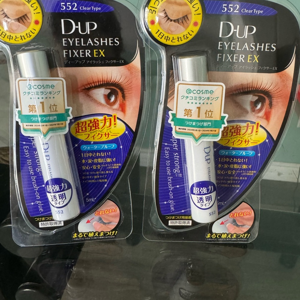 D-UP Eyelashes Fixer EX Clear Type Glue Super Strong